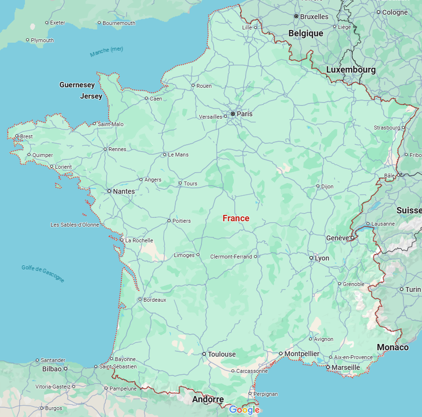 carte de France
